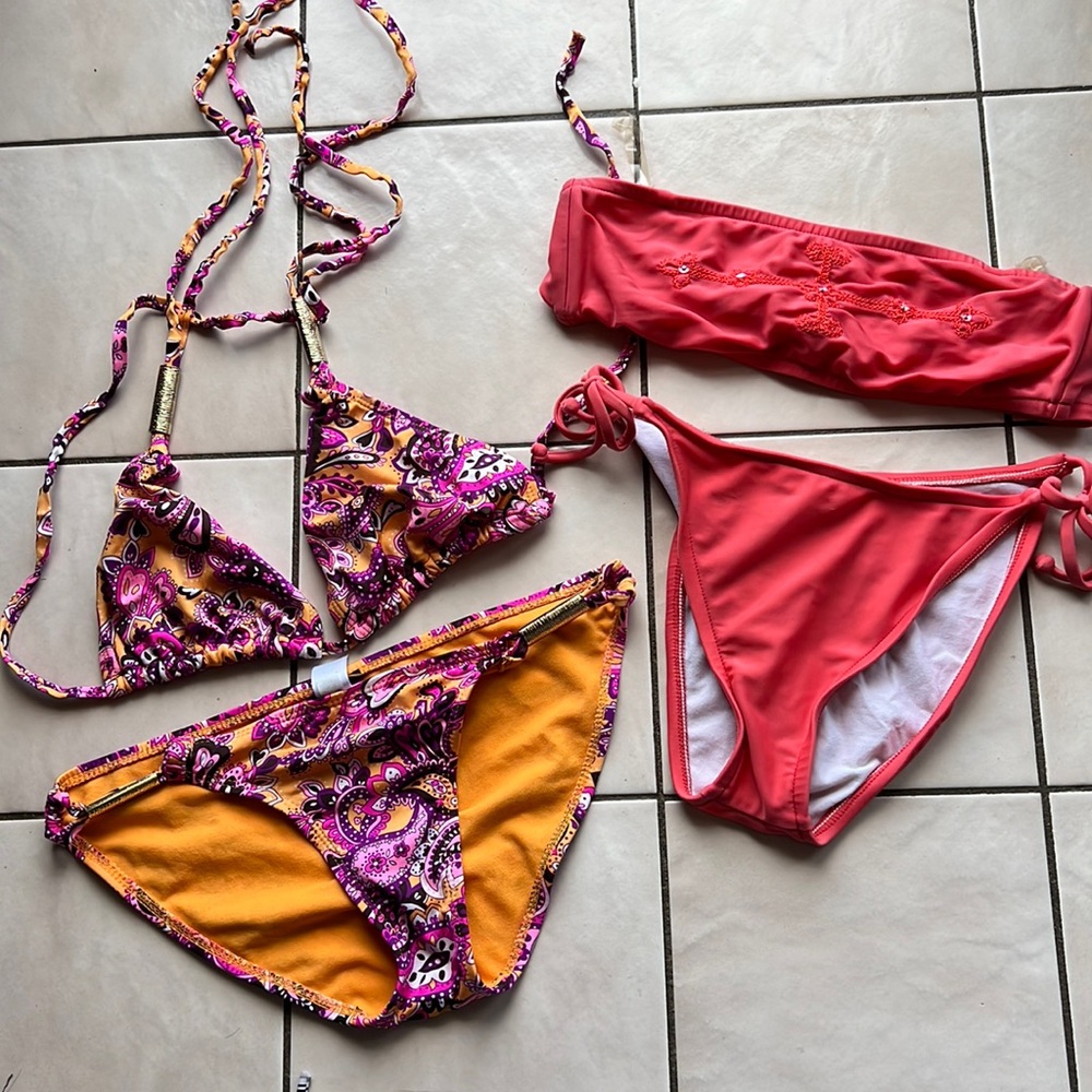 2 gently used Bikinis size varies